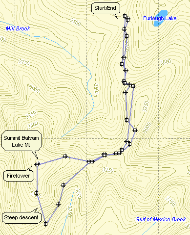 Catskill 35 peak map