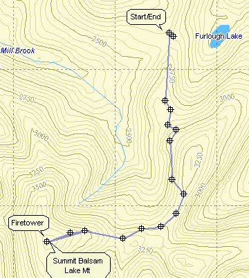 Catskill 35 peak map