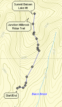 Catskill 35 peak map