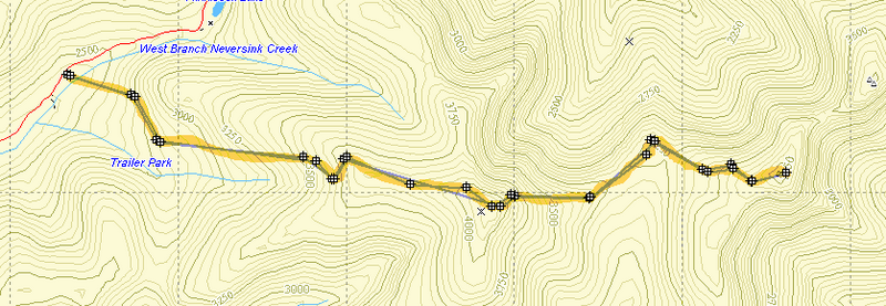 Catskill 35 peak map