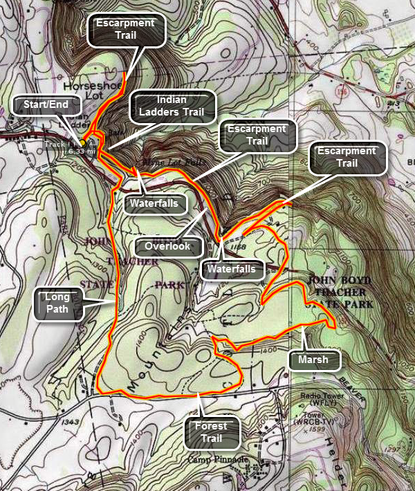 link to topo map